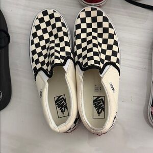 Vans Men's Checkerboard Slip-On Sneakers